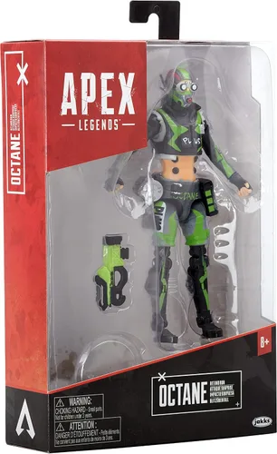 Vista 7 de Electronic Arts Apex Legends - Figura de acción de octanaje coleccionable de 6 pulgadas Rare: Hit and Run Skin