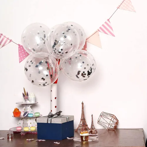 Vista 194 de Bezente Globos arcoíris de 18 pulgadas, paquete de 30 unidades, de látex 01-Assorted-G01