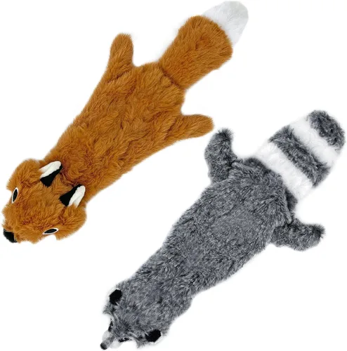 Vista 37 de Best Pet Supplies Juguetes chirriantes para perros con tela suave y duradera para mascotas pequeñas, medianas y grandes, juguete interactivo