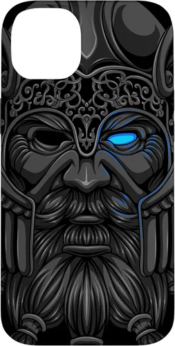 Vista 15 de Allfather Odin - Raven God - Norse Viking God in Asgard Case for iPhone 17