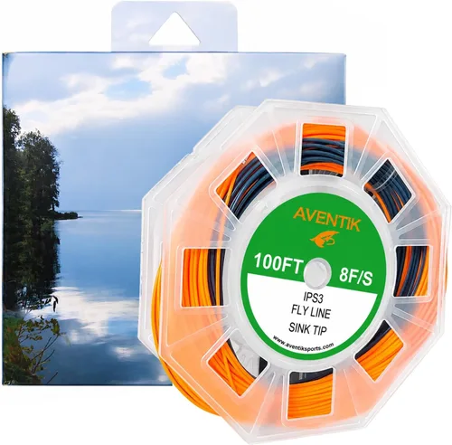 Vista 7 de Aventik Fly Line - Línea de hundimiento completo con punta de hundimiento completo, línea de pesca con mosca, peso hacia adelante, línea