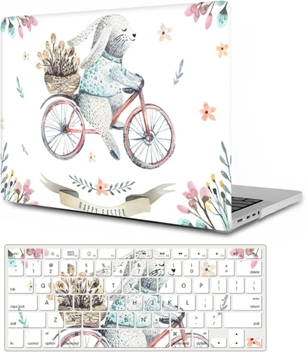 Vista 30 de Funda compatible con MacBook Pro de 13 pulgadas 2012 2011 2010 2009 2008 versión A1278, funda protectora de plástico duro y cubierta de teclado