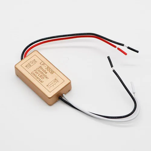Vista 11 de Controlador de flash controlador estroboscópico módulo intermitente para luz LED de freno de coche (LF-100A)