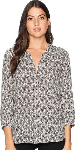 Vista 43 de Blusa petite para mujer con manga 3/4 de la marca NYDJ Alicia Glen