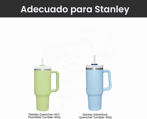 Vista 2 de Funda de silicona para botas de 40 onzas para accesorios de copa Stanley, funda de silicona para botella de agua para Stanley Quencher H2.0 y vaso
