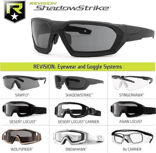 Vista 8 de Revision Military SHADOWSTRIKE - Kit de gafas de sol balísticas polarizadas color negro