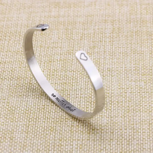 Vista 5 de MEMGIFT - Pulsera inspiradora para mujer, joyería inspiradora, regalo para su cumpleaños.