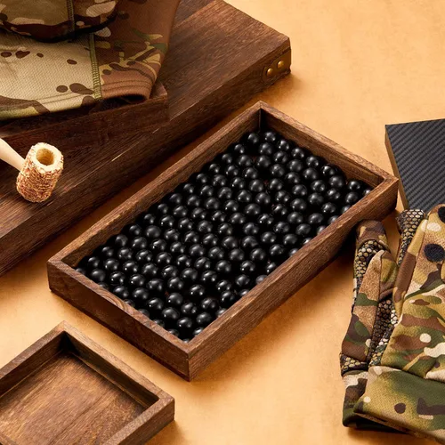 Vista 7 de Civaner Proyectiles de calibre 150 x 68/61 para defensa y práctica, bolas de paintball 68 rompedoras reutilizables, proyectiles sólidos de nylon