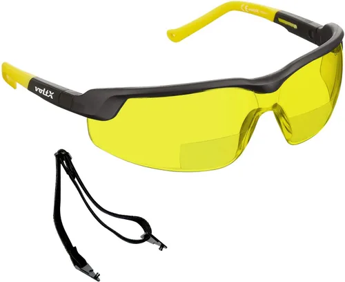 Vista 12 de voltX GT - Lentes de seguridad bifocales ajustables para lectura (lente marrón +1.0), ANSI Z87.1+ y CE EN166FT, revestimiento antiniebla, lente