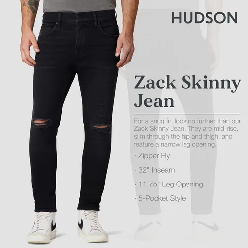 Vista 2 de HUDSON Men's Zack Super Skinny Jean Rp