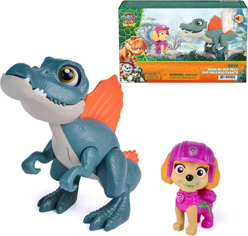 Vista 10 de PAW Patrol The Dino Movie Chase Roaring Pup Pals Action Figures