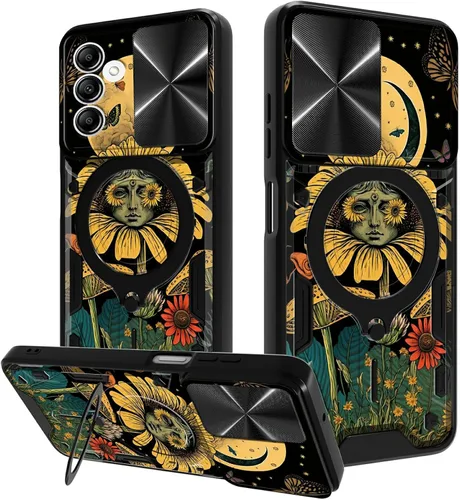 Vista 20 de Funda para Samsung Galaxy A03S de 6.5 pulgadas, funda protectora resistente con función atril giratorio de 360 grados, funda protectora resistente