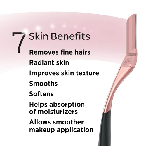 Vista 5 de Schick Hydro Silk Cuchillas de recambio de varita dermaplaning — Recargas, 6 estilo profesional