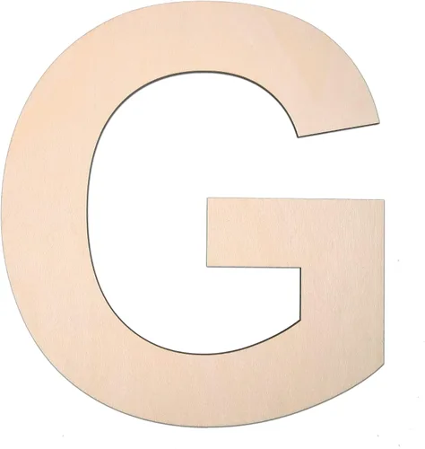 Vista 23 de Letra A de madera de 12 pulgadas, letra A de 1/4 de pulgada de grosor, grande de madera sin terminar para manualidades, decoración de pared del hogar