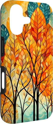 Vista 3 de Fall Theme & Autumn Leaves & Colorful Trees, Fall Colors Case for iPhone 17