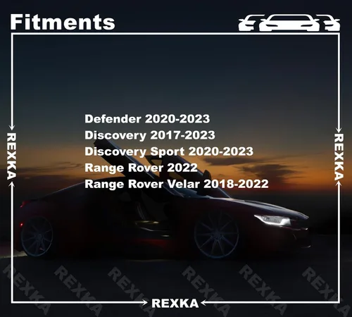 Vista 3 de Rexka 15 piezas de clip de moldeo de arco de rueda LR082683 para Land Rover - Multiusos - parachoques Fender Ledge Liftgate Latch Handle Wheel Arch