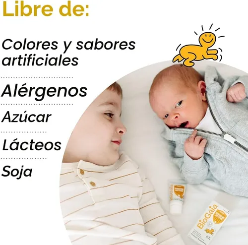 Vista 5 de BioGaia Gotas probióticas inmunitarias activas para bebés + vitamina D Inmune y digestivo