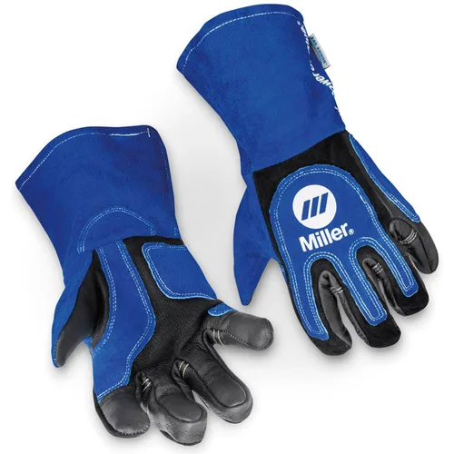 Vista 2 de Miller Guantes de soldadura eléctrica, 3D, XL, Wing, Blueblack, PR (263340)