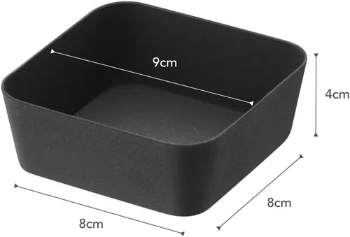 Vista 8 de YAMAZAKI Home Tower Bandeja de tocador para ahorrar espacio, 3.5 x 3.5 pulgadas, acero