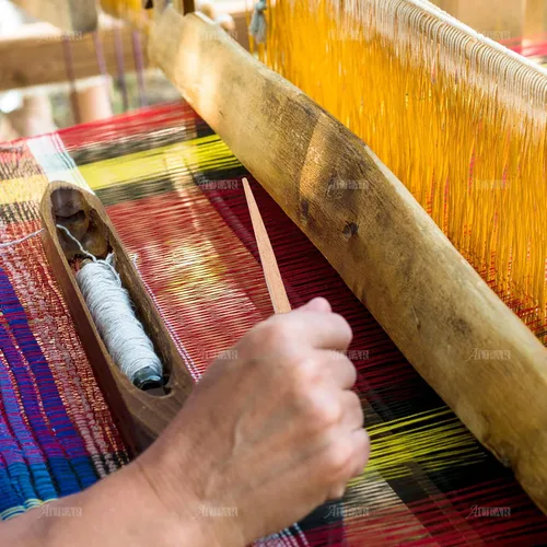 Vista 3 de AUEAR, Paquete de 5 agujas de ganchillo para tejer de madera, telar de mano, tapiz de costura, herramientas de manualidades