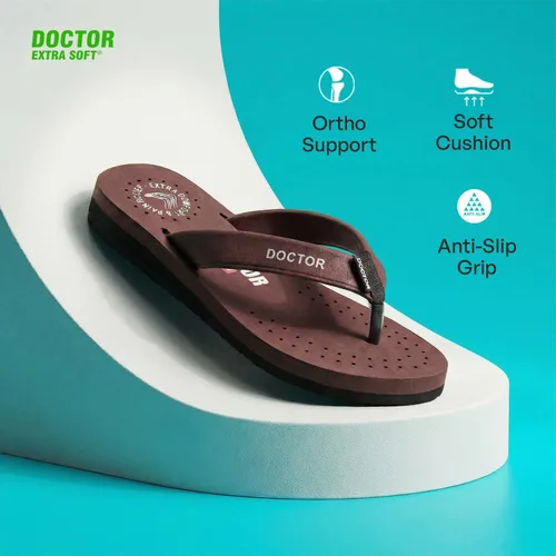 Vista 6 de DOCTOR EXTRA SOFT Women's Care - Pantuflas ortopédicas para diabéticos, cómodas MCR D-16
