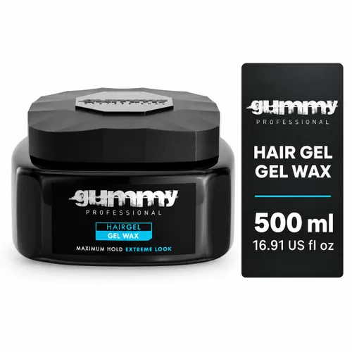 Vista 18 de Gel de cera de gel para peinar el cabello, fijación extremadamente fuerte Negro