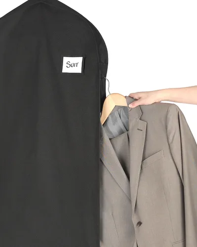 Vista 3 de Whitmor Bolsa de ropa de lujo para trajes, 38 pulgadas, refuerzo resistente