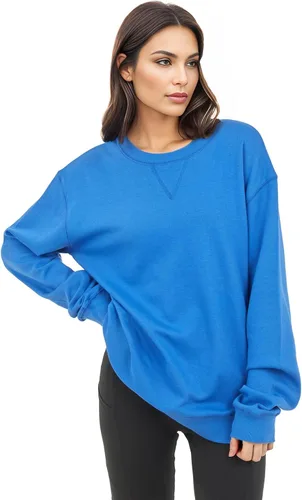 Vista 2 de GIVON Relaxed Fit Crewneck Sweatshirts Women Long Sleeve Sweatshirt Cute Pullover Lightweight Tops