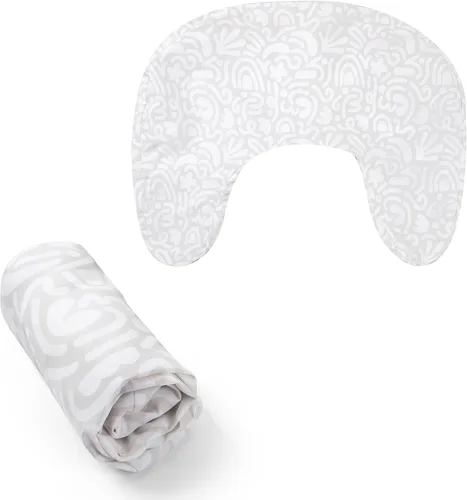 Vista 15 de Funda para Almohada de Lactancia Boppy - Suave, Lavable y Hipoalergénica de Microfibra para Almohada de Bibernón y Lactancia