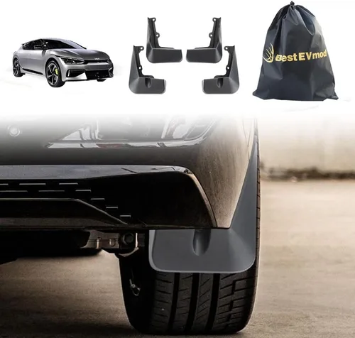 Vista 8 de BestEvMod Accesorios para guardabarros EV6 no GT, guardabarros de protección contra salpicaduras (juego de 4) guardabarros sin necesidad de taladrar