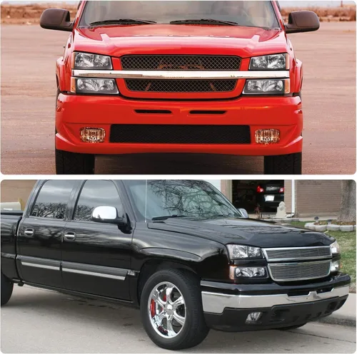 Vista 2 de DWVO Faros delanteros compatibles con Chevy Silverado 1500 1500 HD/2003-2004 Silverado 2500/2003-2006 Silverado 2500HD 3500/2003-2006 Avalanche 1500