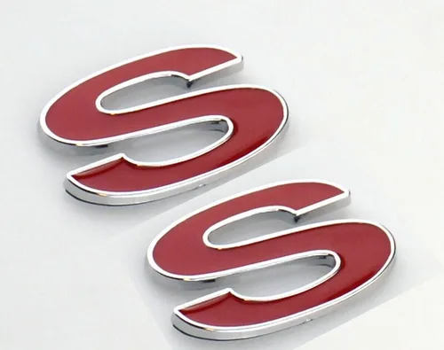 Vista 5 de 2 calcomanías de repuesto para guardabarros de Camaro SS 1996-2002 3D (negro rojo)