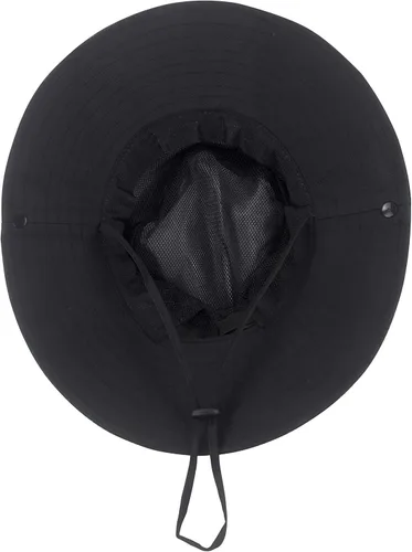 Vista 4 de Sombrero de verano para mujer, ala ancha, protección UV, plegable, para cola de caballo, para playa, pesca, senderismo