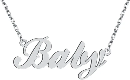 Vista 346 de Personalized Custom Name Pendant Necklace Stainless Steel for Women