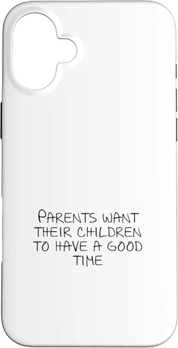 Vista 22 de Parents want their children to have a good time Case for iPhone XR