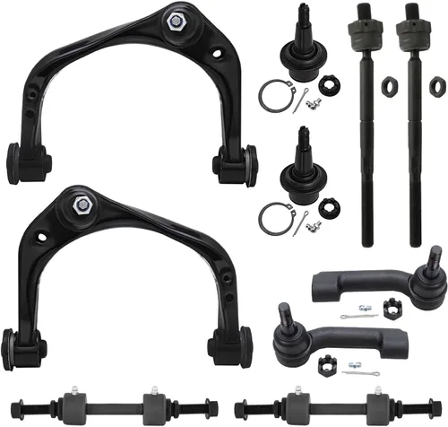 Vista 175 de Detroit Axle - Kit de suspensión delantera de 10 piezas para Chevrolet Trailblazer GMC Envoy 2004-2007 2005 2006 Soportes de brazo de control