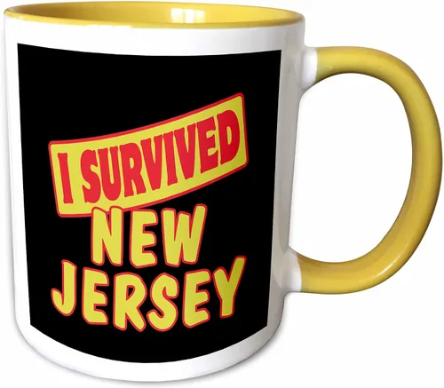 Vista 12 de 3dRose Sobreviví Nueva Jersey Survial Pride And Humor Design - Tazas (mug_118135_4)