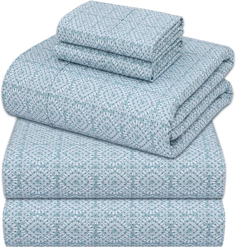Vista 52 de ZOYER Sábanas de 100 % algodón percal tamaño individual, refrescantes y transpirables, duraderas, con una sensación nítida, suave y cómoda, bolsillo