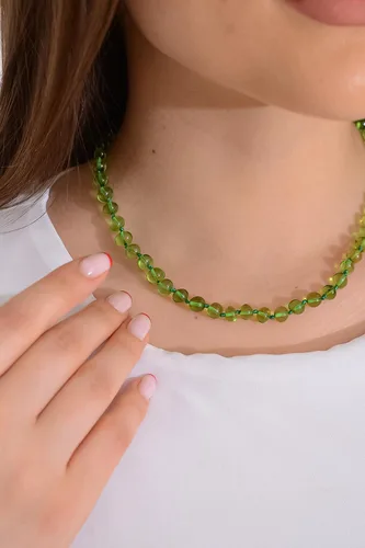 Vista 54 de Amber Necklace for Women - HandMade Baltic Jewelry for Adult - 18 inch - 100% Genuine