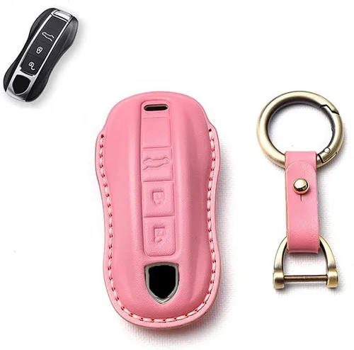Vista 10 de SANRILY - Funda para llave de 3 botones para Porsche Cayenne 911 Cayenne Coupe Panamera 2020 sin llave con mando a distancia de protección completa