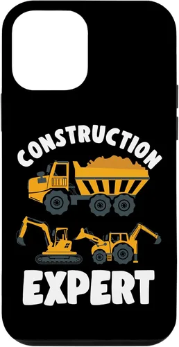 Vista 16 de iPhone 13 Pro Max Truck Construction Expert Excavator Digger para niño pequeño caso