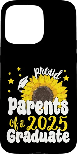 Vista 28 de iPhone 16 Parents of a 2025 Graduate 25 Senior Graduation Sunflower Case