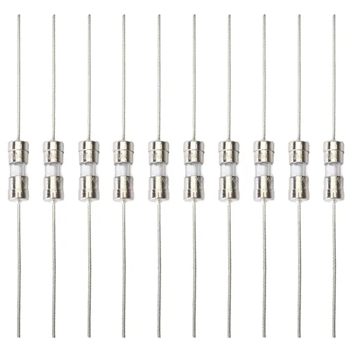 Vista 19 de Bettomshin 20 fusibles de plomo axial de tubo de cerámica T1A de 250 V, 0.142 x 0.394 in/0.14 x 0.39 pulgadas, fusible de fusión lenta de retardo