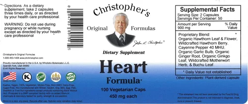 Vista 2 de Christopher's Original Formulas Dr Heart Formula Caps 100