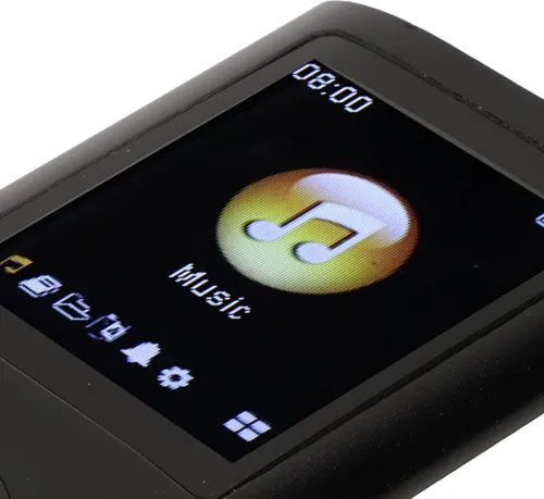 Vista 8 de Reproductor de MP3, reproductor con pantalla LCD de 1.8 pulgadas, mini puerto USB, grabadora de voz digital clásica delgada con radio FM, altavoz