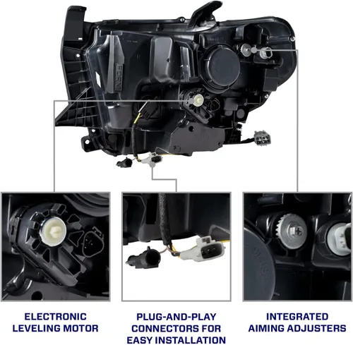 Vista 6 de Form Lighting Faros reflectores LED secuenciales compatibles con Toyota Tundra 2014-2021 (par)