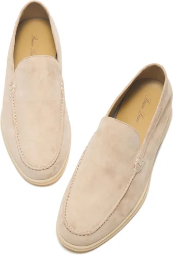 Vista 4 de Mocasines de cuero de gamuza de diseñador prémium para hombre Summer Stroll