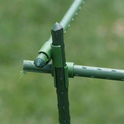 Vista 4 de 50 clips giratorios para conectores de plantas, enrejado de jardín, hebilla de soporte para jaula de tomate, escalada, ratán, vid