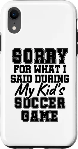 Vista 25 de Sorry for What i Said During My Kid's Soccer Game Day Parent Case for iPhone 17