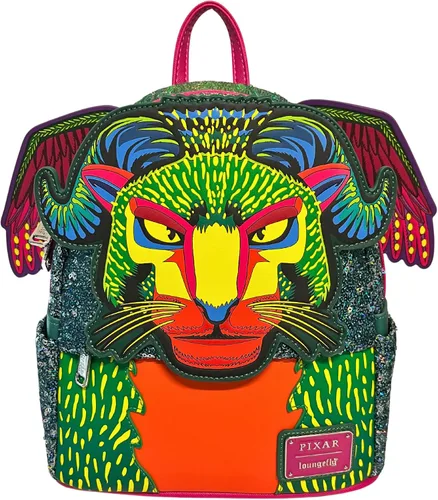 Vista 2 de Loungefly Disney Pixar Coco Pepita - Bolso de hombro con doble correa, Multi, Mini